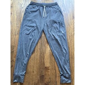 Vuori Sunday Performance Joggers Mens Small Gray Pull On Athleisure Stretch